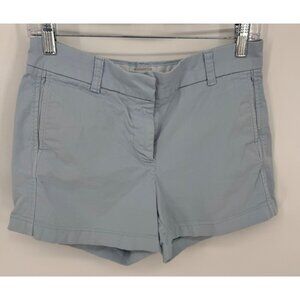 J. Crew Womens Light Blue 4" Stretch Chino Short